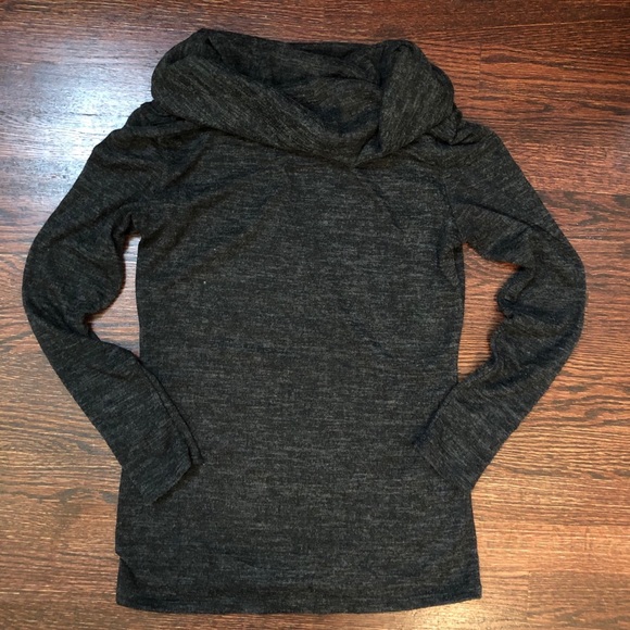Cowl neck grey sweater - Picture 1 of 3